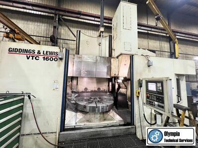 2006 GIDDINGS & LEWIS VTC 1600 Vertical Boring Mills (incld VTL) | Olympia Technical Services