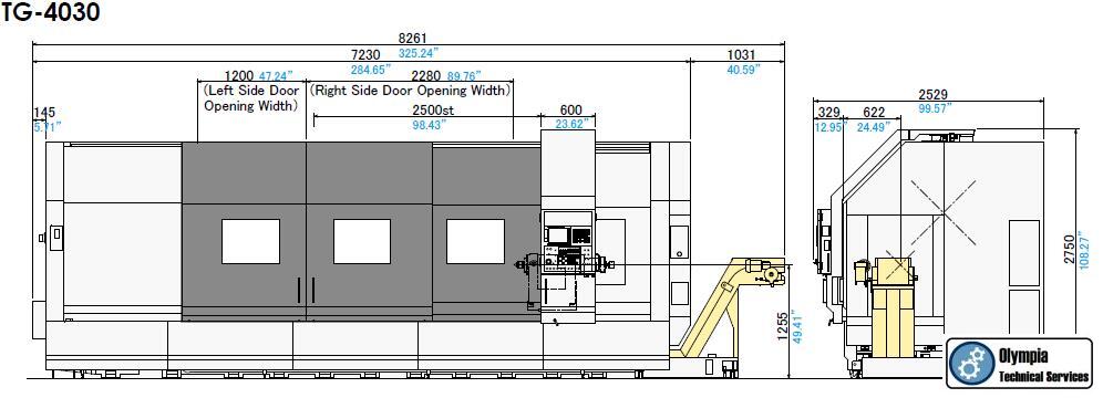 2021 TAKISAWA TG-4030B CNC Lathes | Olympia Technical Services