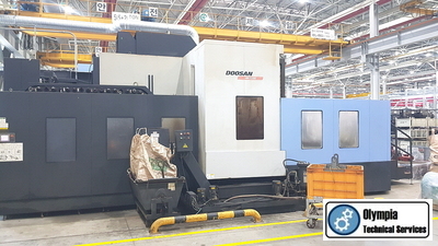 2013 DOOSAN HM 1250 Horizontal Machining Centers | Olympia Technical Services