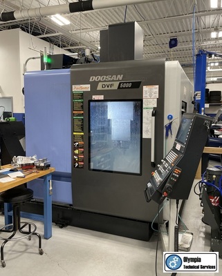 2021 DOOSAN DVF 5000 Vertical Machining Centers (5-Axis or More) | Olympia Technical Services