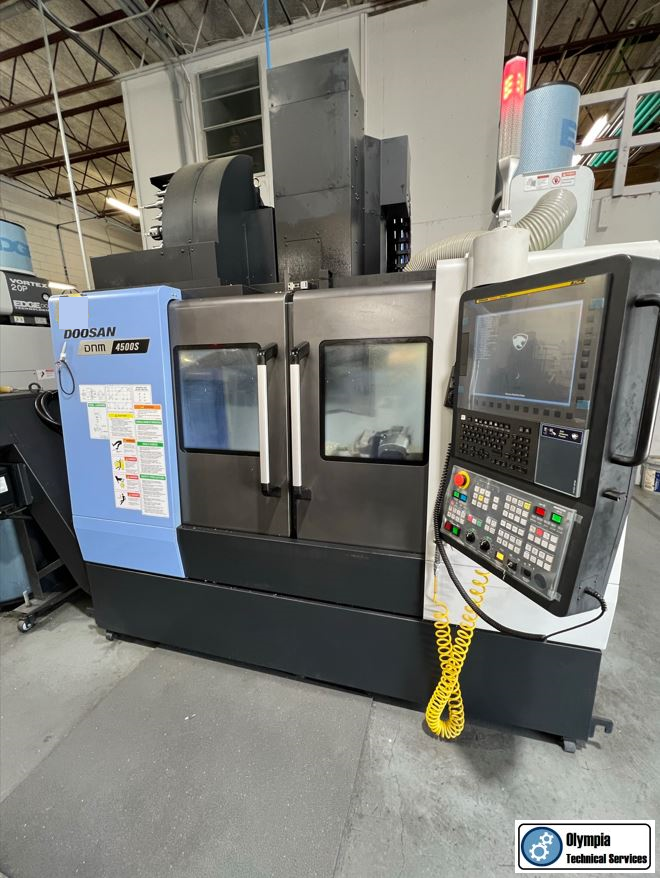 2021 DOOSAN DNM 4500S Vertical Machining Centers | Olympia Technical Services