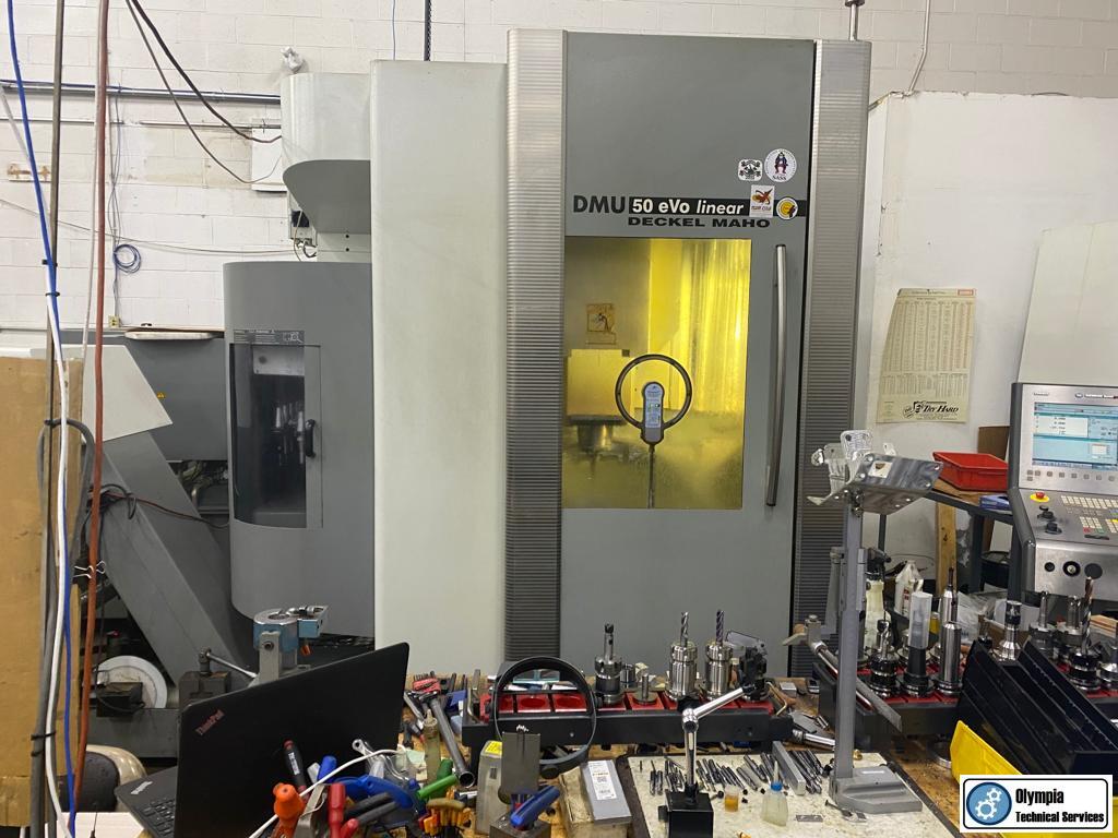 2005 DECKEL MAHO DMU 50 EVO LINEAR Universal Machining Centers | Olympia Technical Services