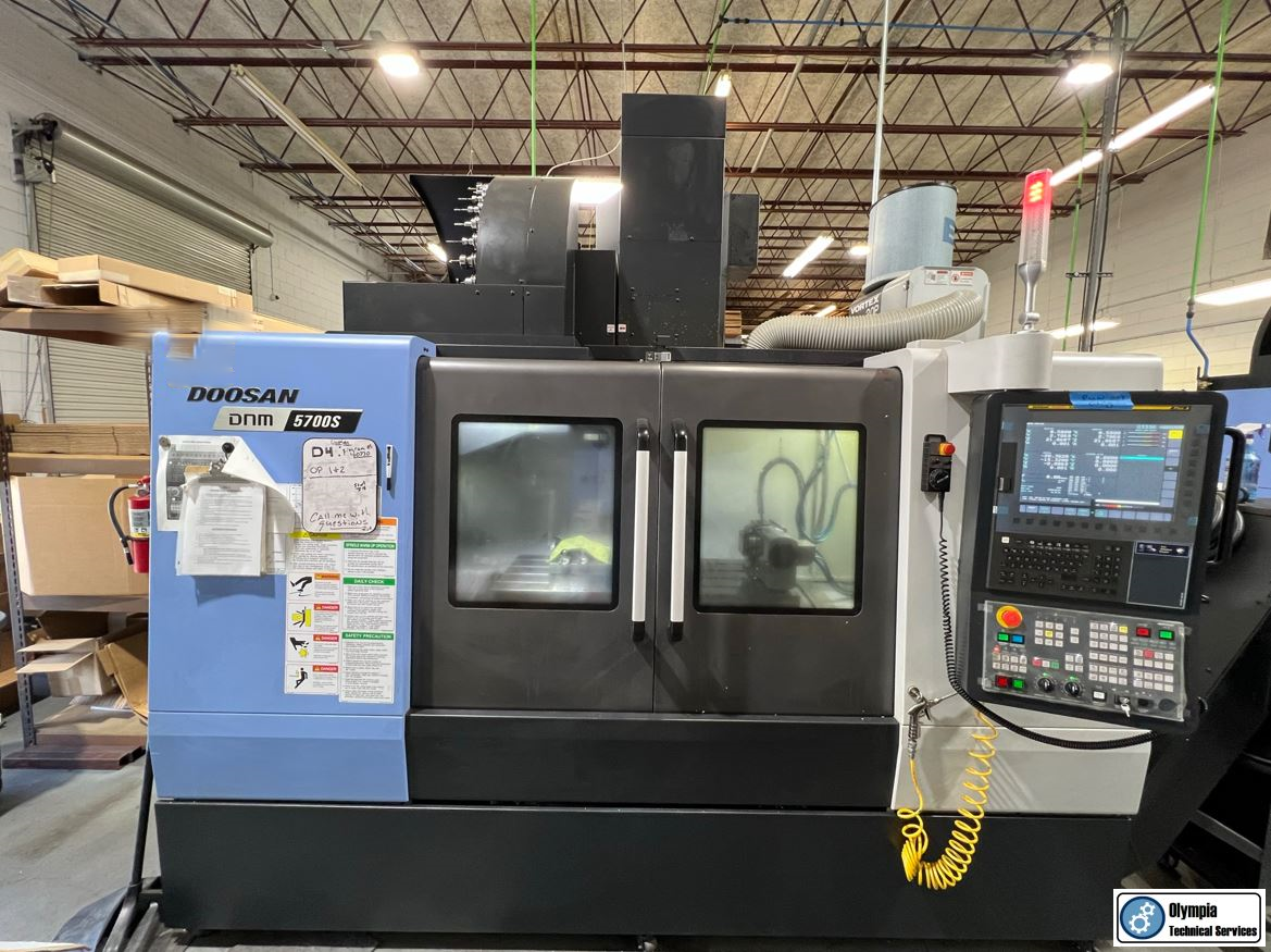 2020 DOOSAN DNM 5700S Vertical Machining Centers | Olympia Technical Services