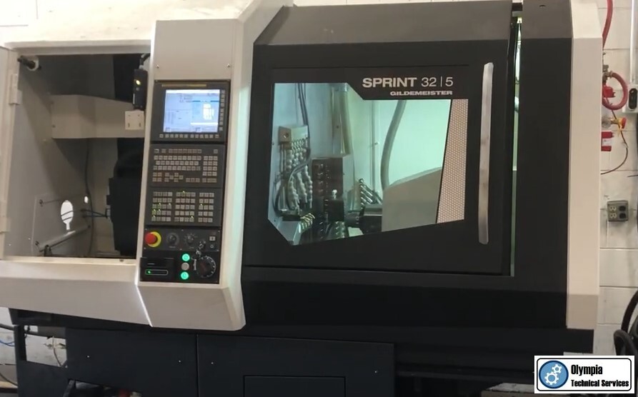 2019 DMG MORI SPRINT 32/5 Swiss Type Automatic Screw Machines | Olympia Technical Services