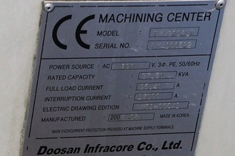 2006 DOOSAN DMV-3016LD Vertical Machining Centers | Olympia Technical Services (10)