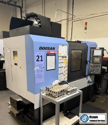 2010 DOOSAN DNM 400 Vertical Machining Centers | Olympia Technical Services